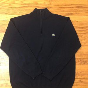 Men's Lacoste Quarter Zip Sweater